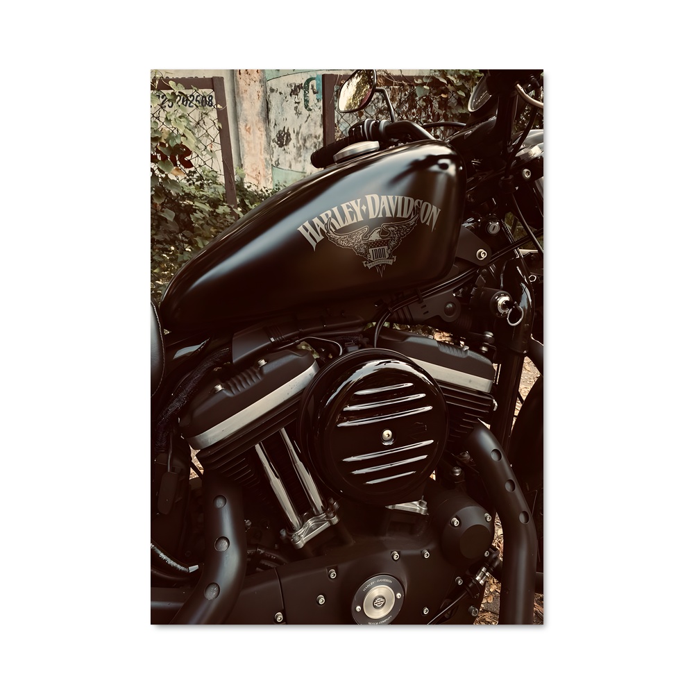 Poster Harley in the City – affiche Harley-Davidson